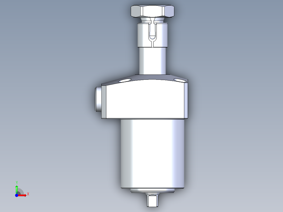 KOSMEKLHA0360-CRD多系列多零件图纸模型前视图