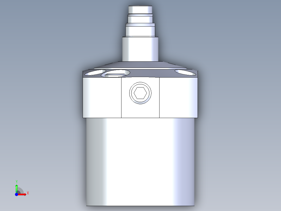 KOSMEKLC0482-GxM-E多系列多零件图纸模型前视图