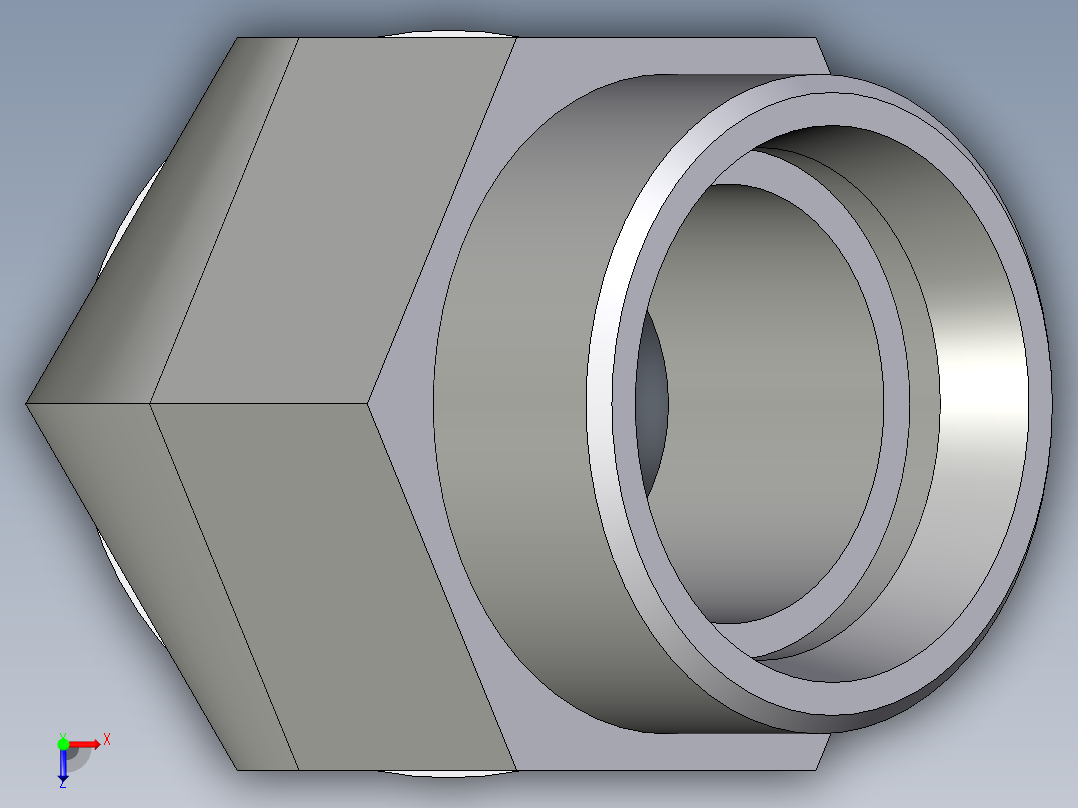 卡套式工业通用硬管接头EO_Adjustable_locknut_45_deg_elbow_VEE35LMOMDCF俯视图