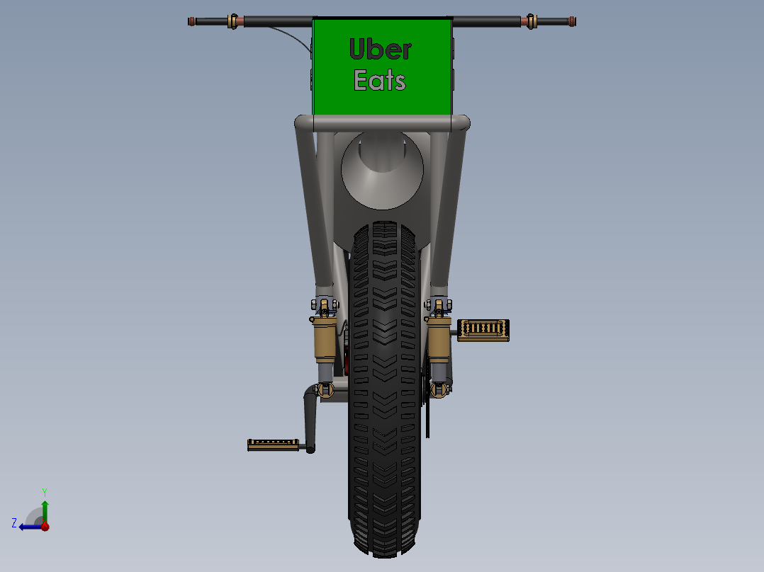 电动自行车 摩托车 (3)右视图