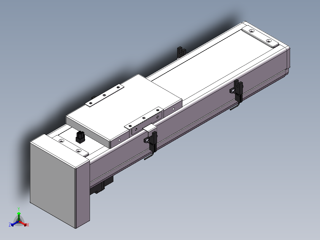 精密模组MC100-L05-200-BM-M10-C4正等轴测图
