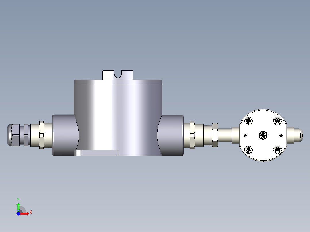 HPR-2系列电加热调节器前视图