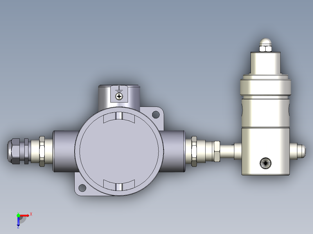 HPR-2系列电加热调节器俯视图