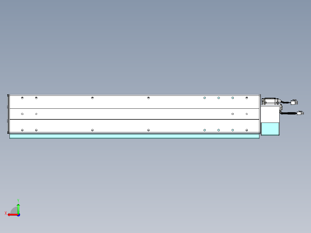 威洛博VBF同步带传动一般环境VBF14-L45-S600-BLU-ZP40-C3后视图