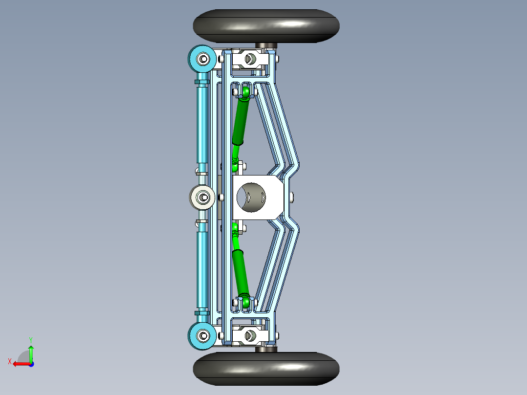 车转向减震结构669312后视图