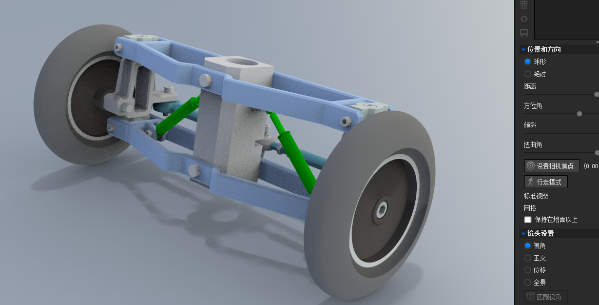 车转向减震结构669312