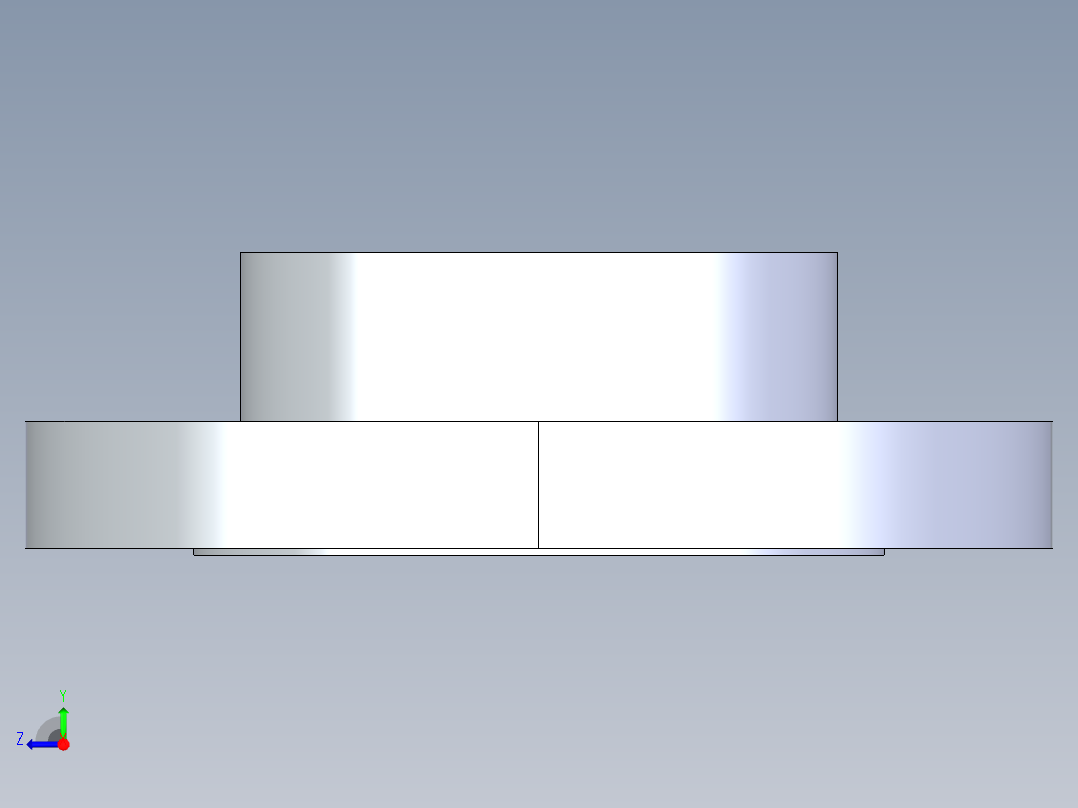 聚氯乙烯配件26-Sch80_Flange Vanstone_SOC_854-040_4in右视图