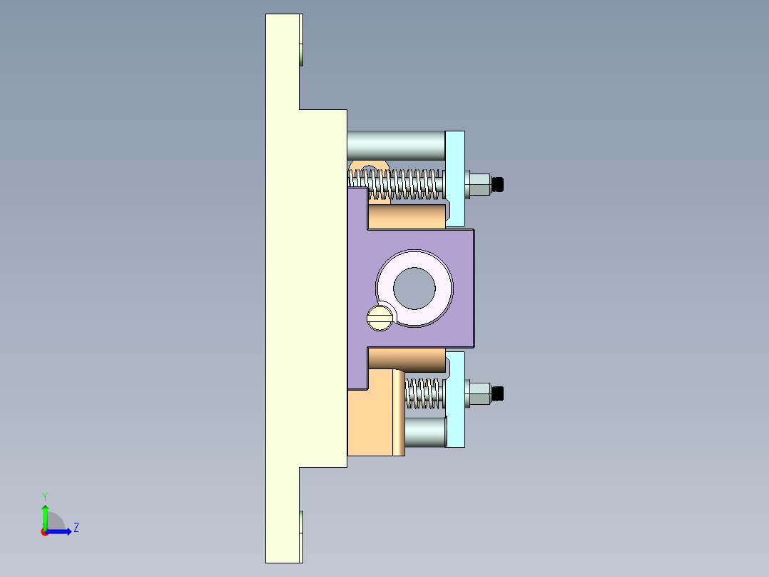 轴座-夹具设计含三维UG=1367099左视图