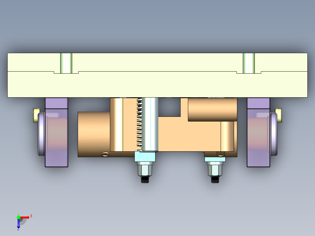 轴座-夹具设计含三维UG=1367099俯视图