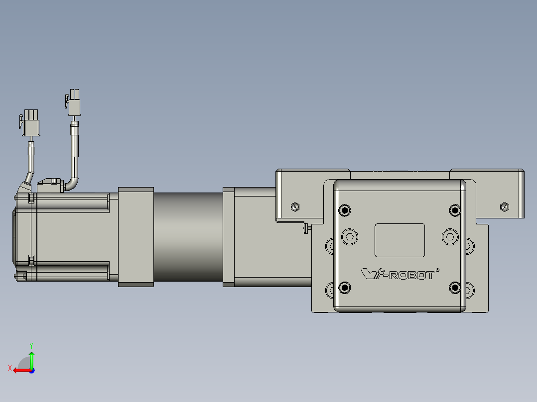 威洛博直线电机模组EB16-L208-S1650-L-ZP75-MS3-5K后视图