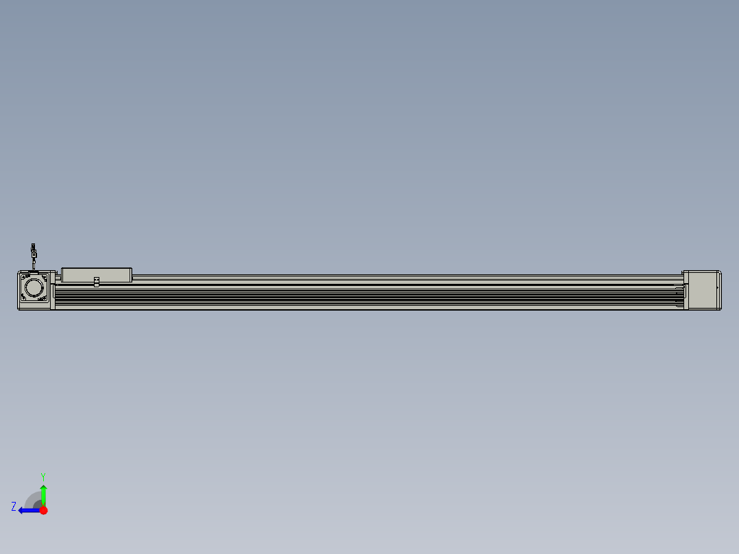 威洛博直线电机模组EB16-L208-S1650-L-ZP75-MS3-5K右视图