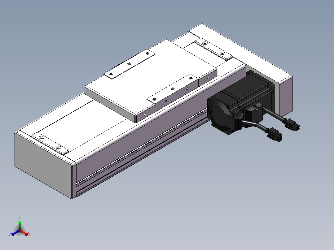 精密模组MC140-L05-100-BR-M200-C4正等轴测图