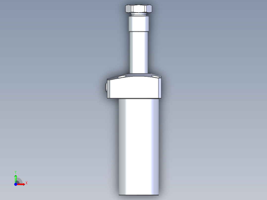 KOSMEKLHA0400-GL-Q30多系列多零件图纸模型前视图