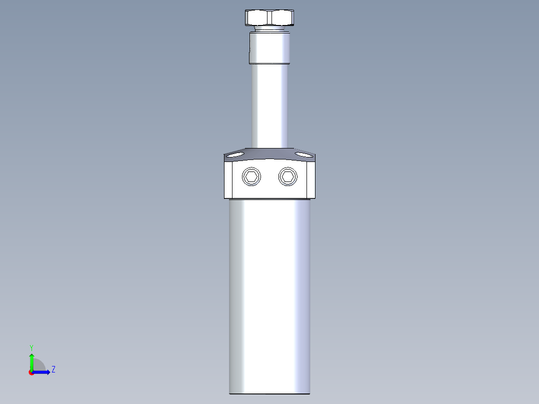 KOSMEKLHA0400-GL-Q30多系列多零件图纸模型左视图