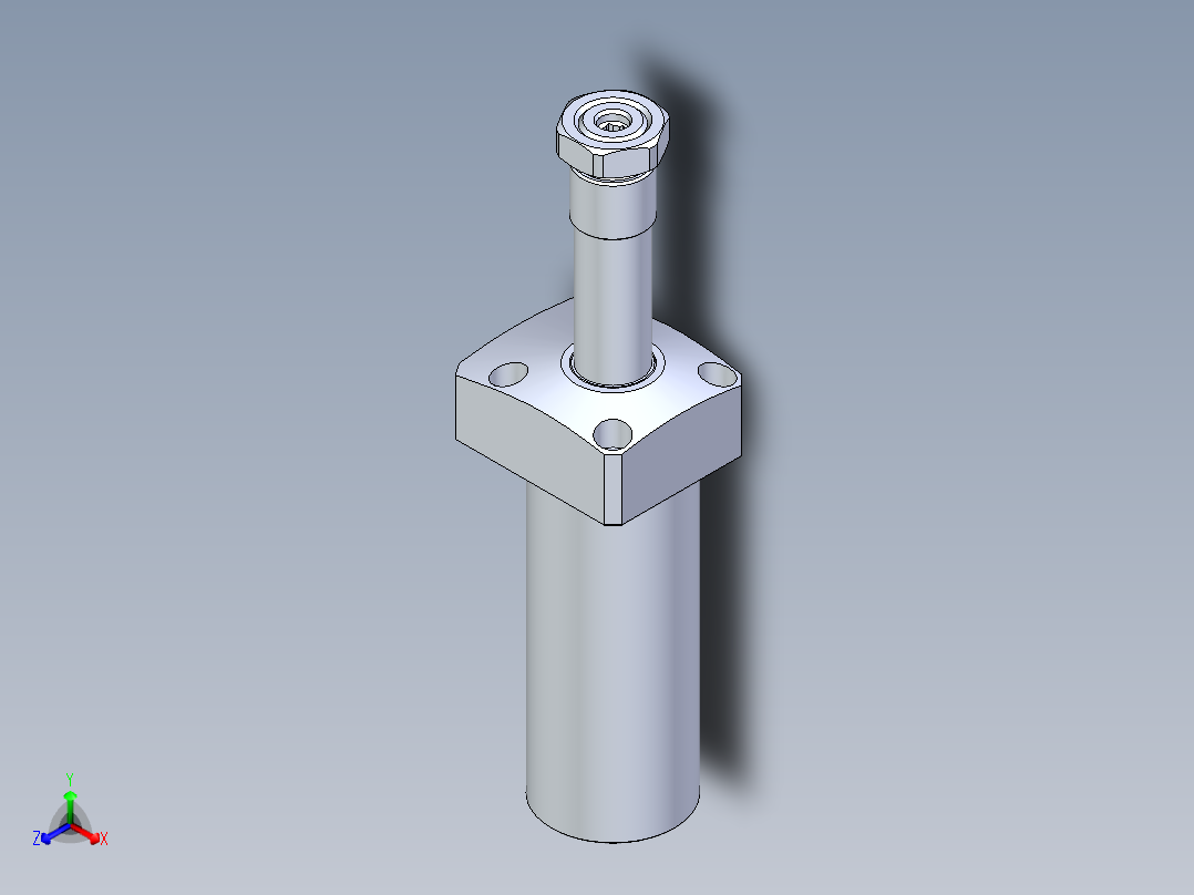 KOSMEKLHA0400-GL-Q30多系列多零件图纸模型正等轴测图