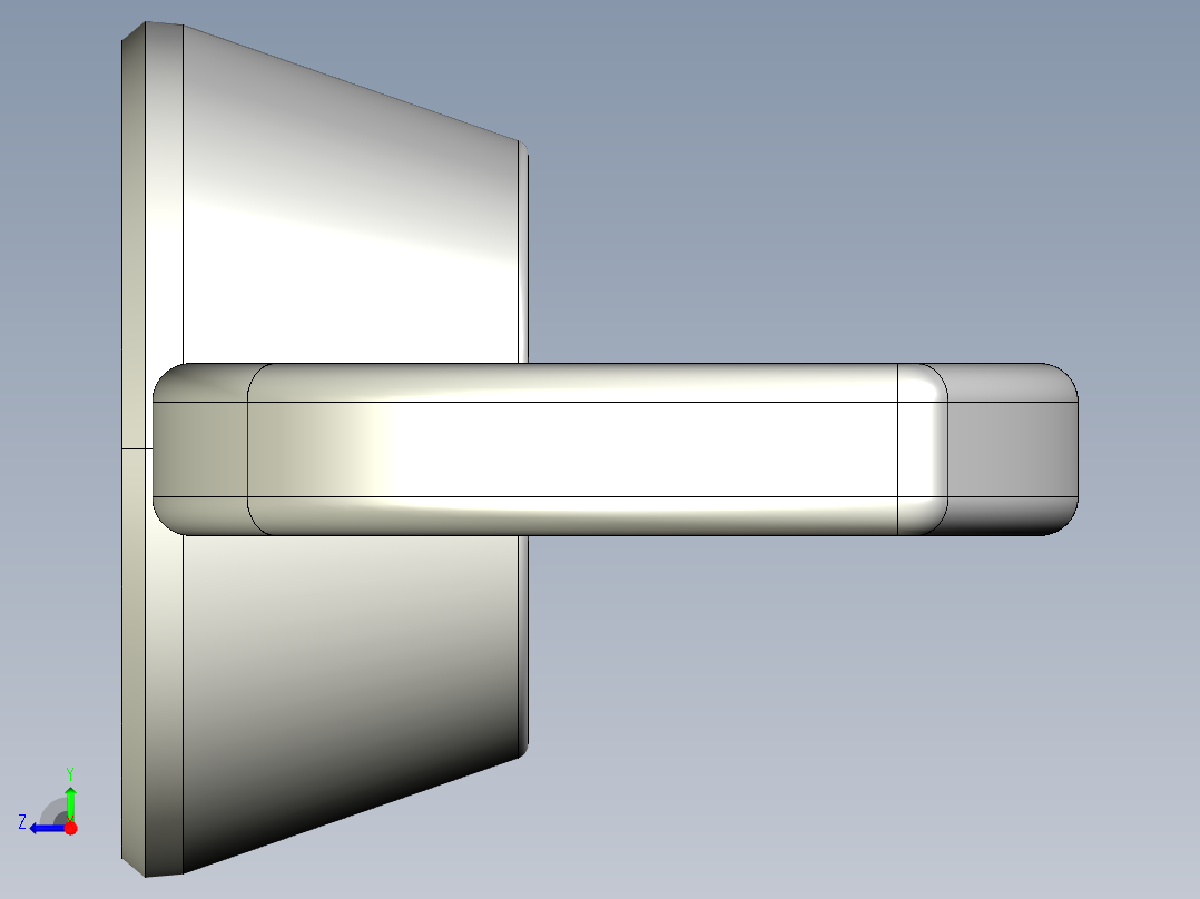 WING NUT 5-16in-18 Thread size 9-16in Base Diameter.IGS右视图