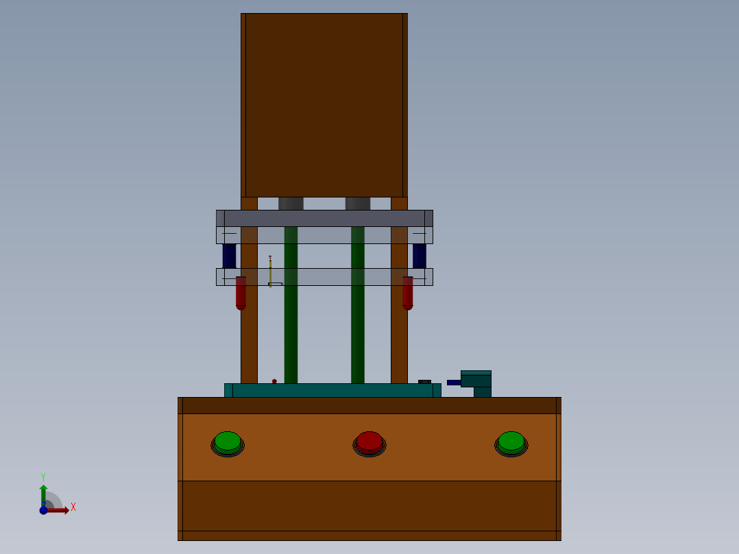 气动检验机sw20可编辑前视图