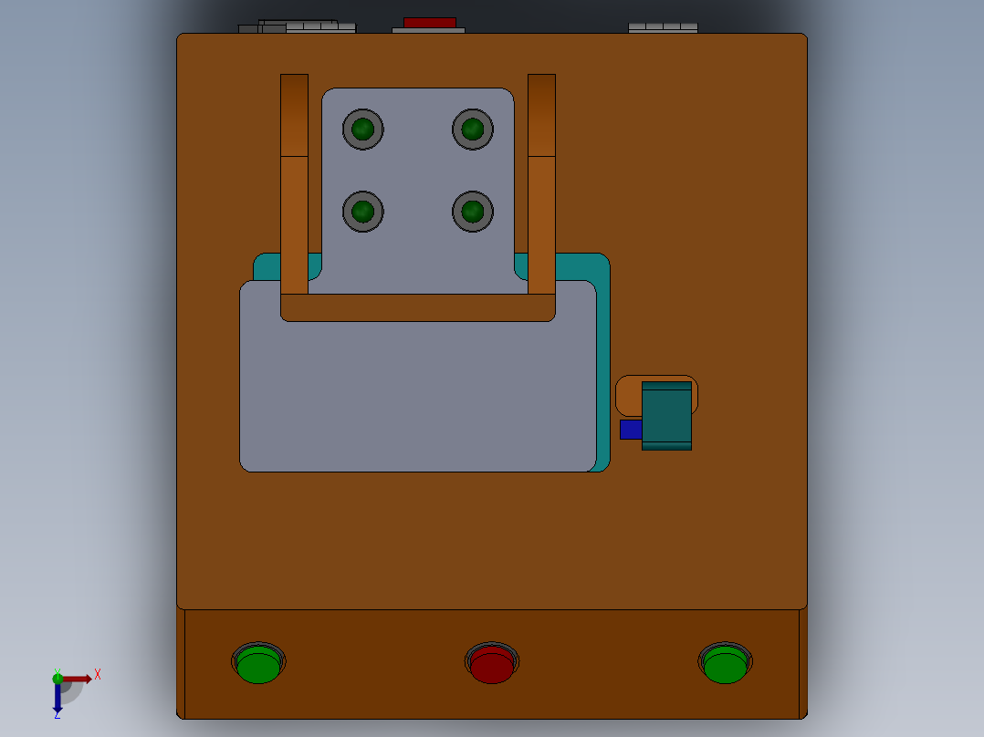 气动检验机sw20可编辑俯视图