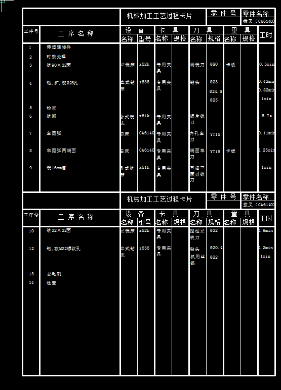 CA6140车床拨叉861002零件的机械加工工艺及工艺设备（钻孔和铣槽两套夹具）-课程设计