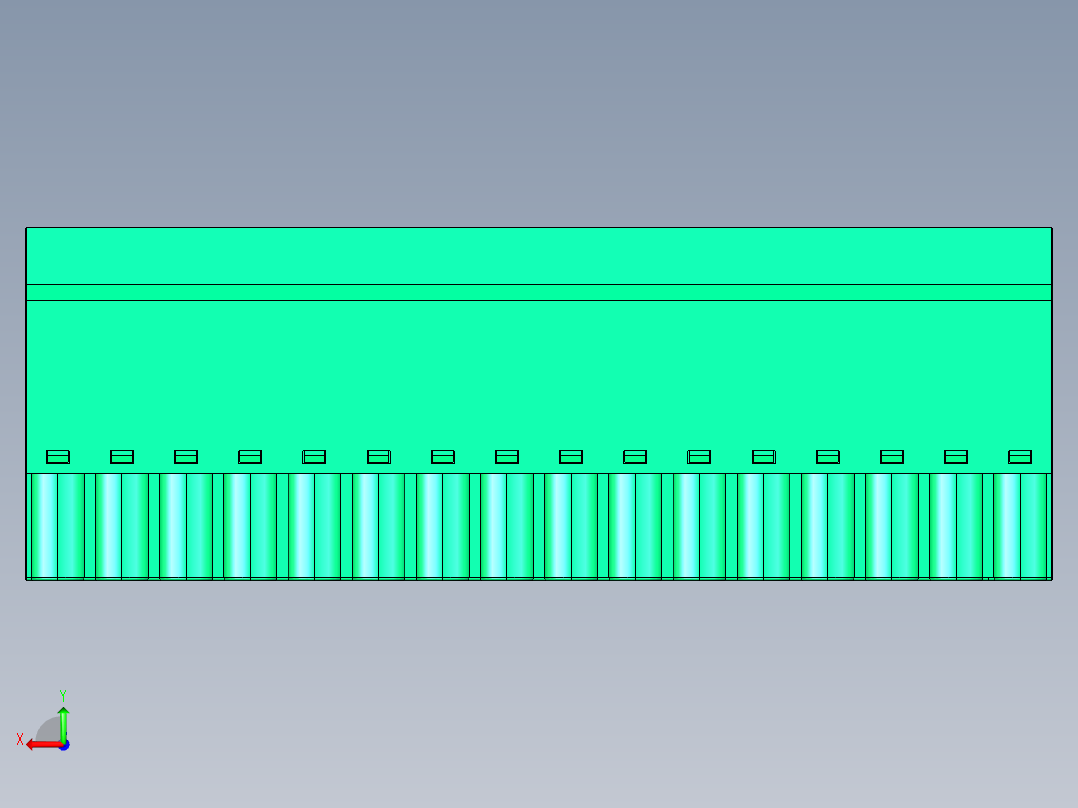 DEGSON 2EDG 系列 5.0mm 可插拔接线端子组-2EDGKC-5.0-16P-14-00AH后视图