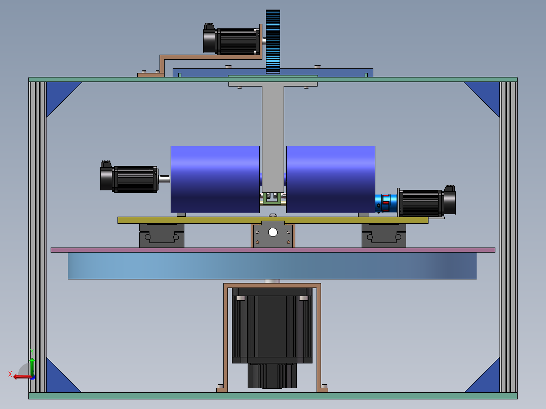 自动洗鞋机后视图