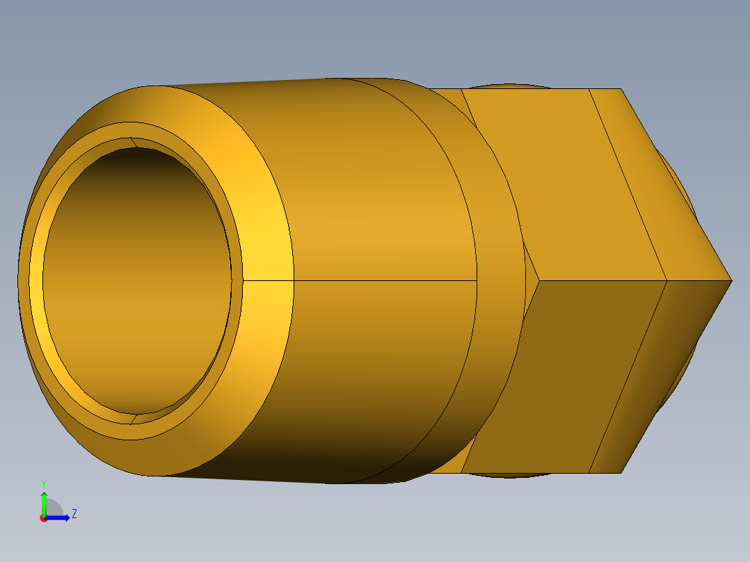 倒齿式工业管接头Beaded Hose Barb 45Deg Elbow Tube to Male Pipe 179HB-12-8左视图