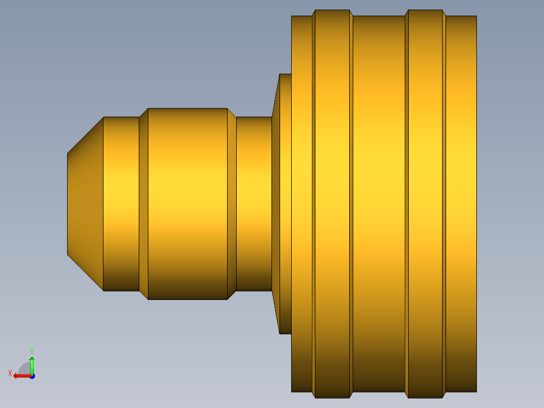 水管接头Swivel Connector SAE Flare to Female Hose Thread 50GHSV-6-12后视图