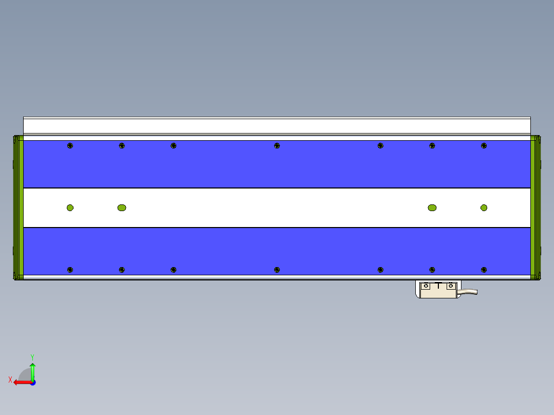 威洛博LC系列3d模型模组LC14S2Y-S250后视图