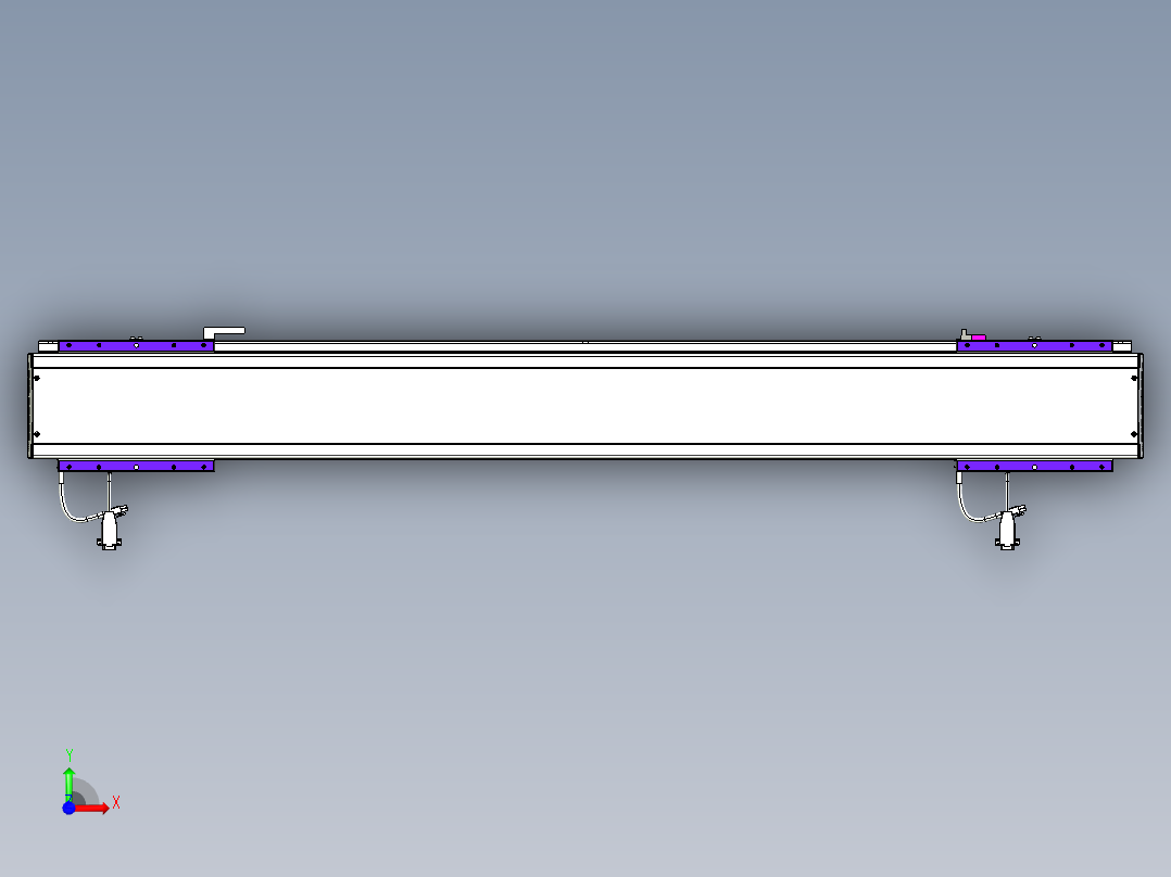 威洛博VL系列直线电机模组-2VL14S3-S950前视图