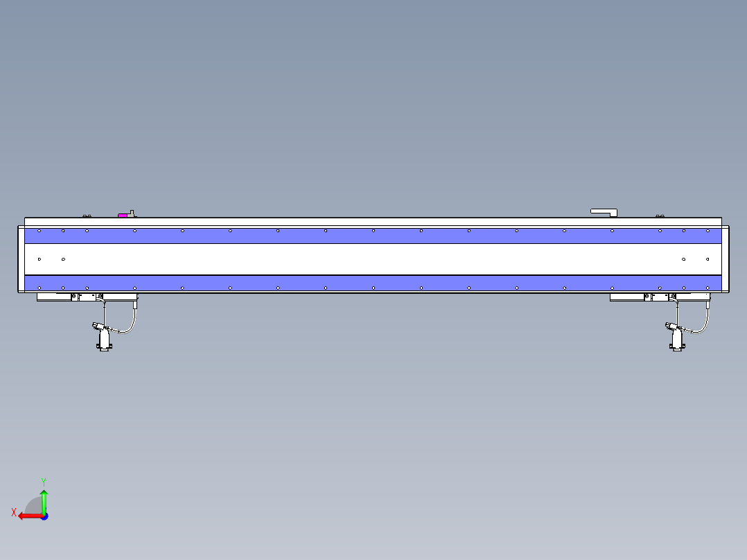 威洛博VL系列直线电机模组-2VL14S3-S950后视图