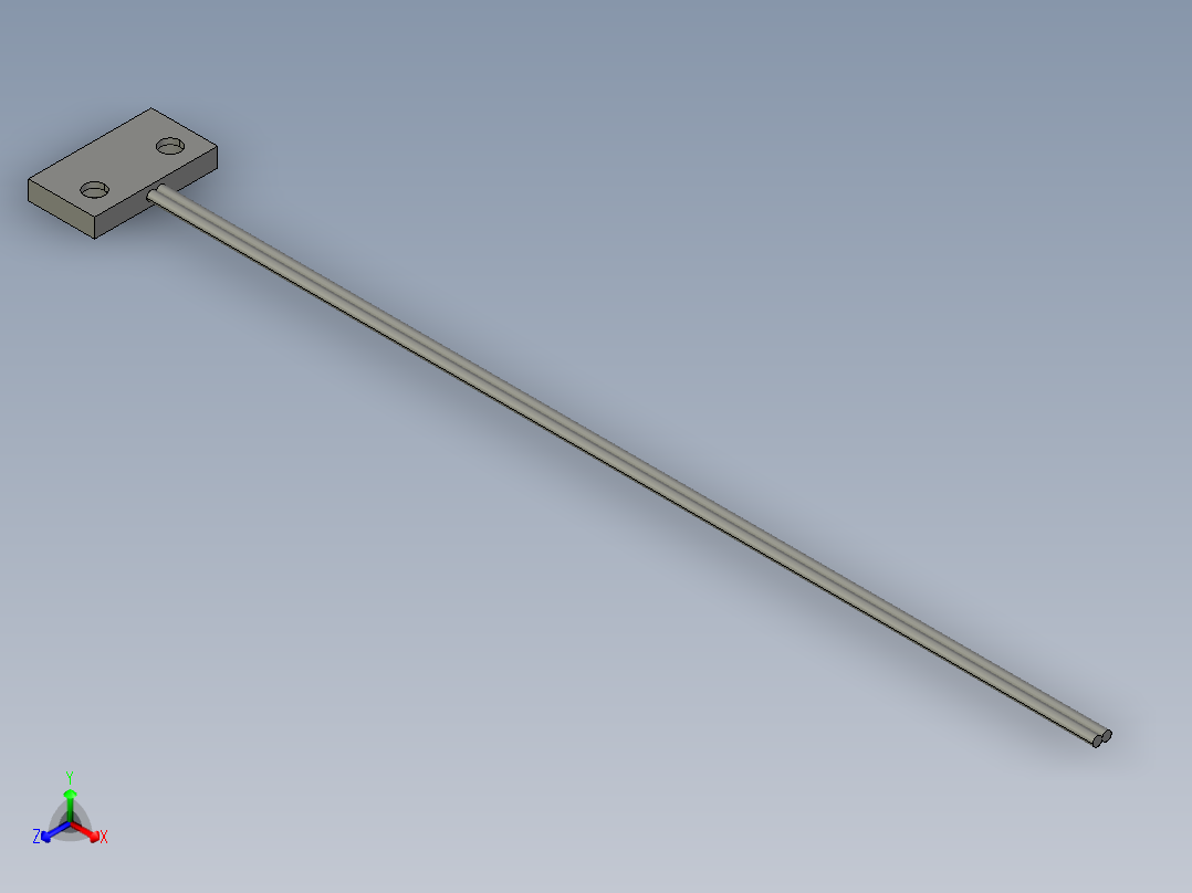 基恩士FU-41TZ_kc图纸模型正等轴测图