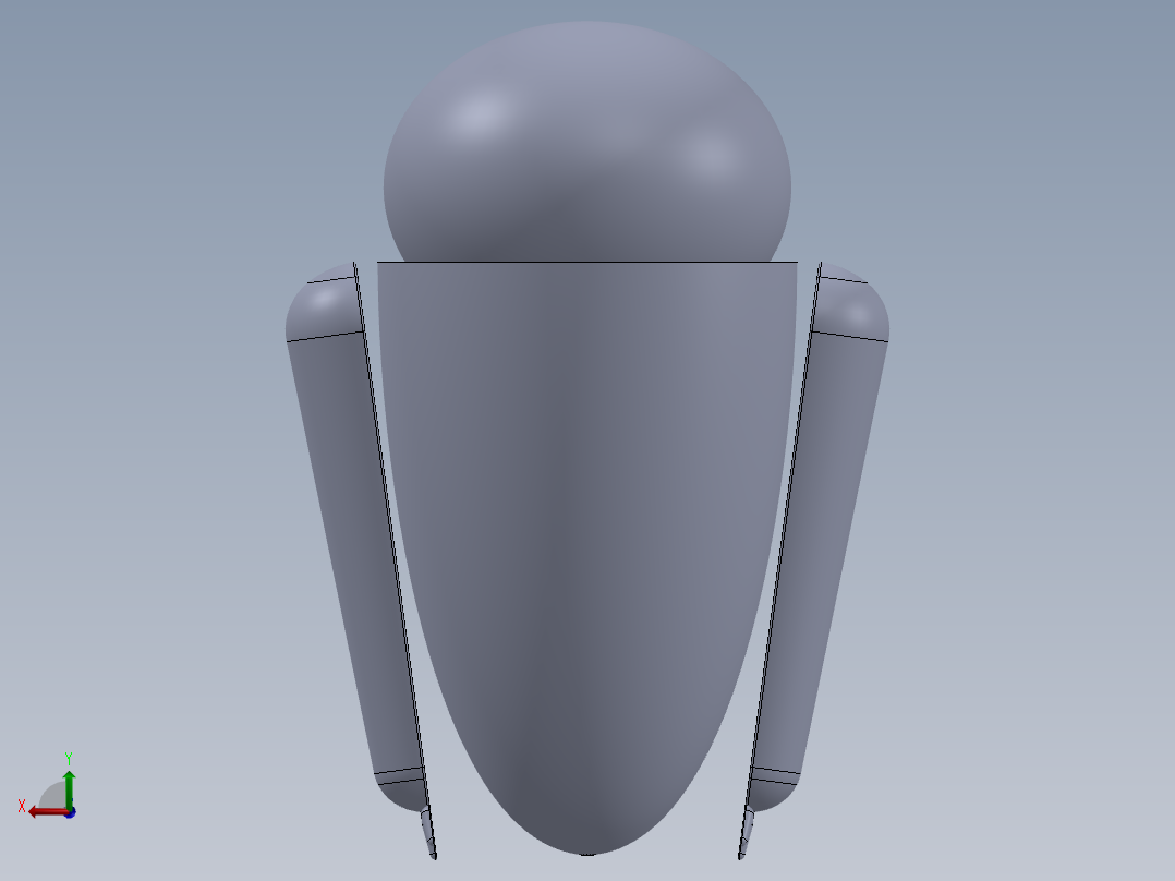 伊芙机器人后视图