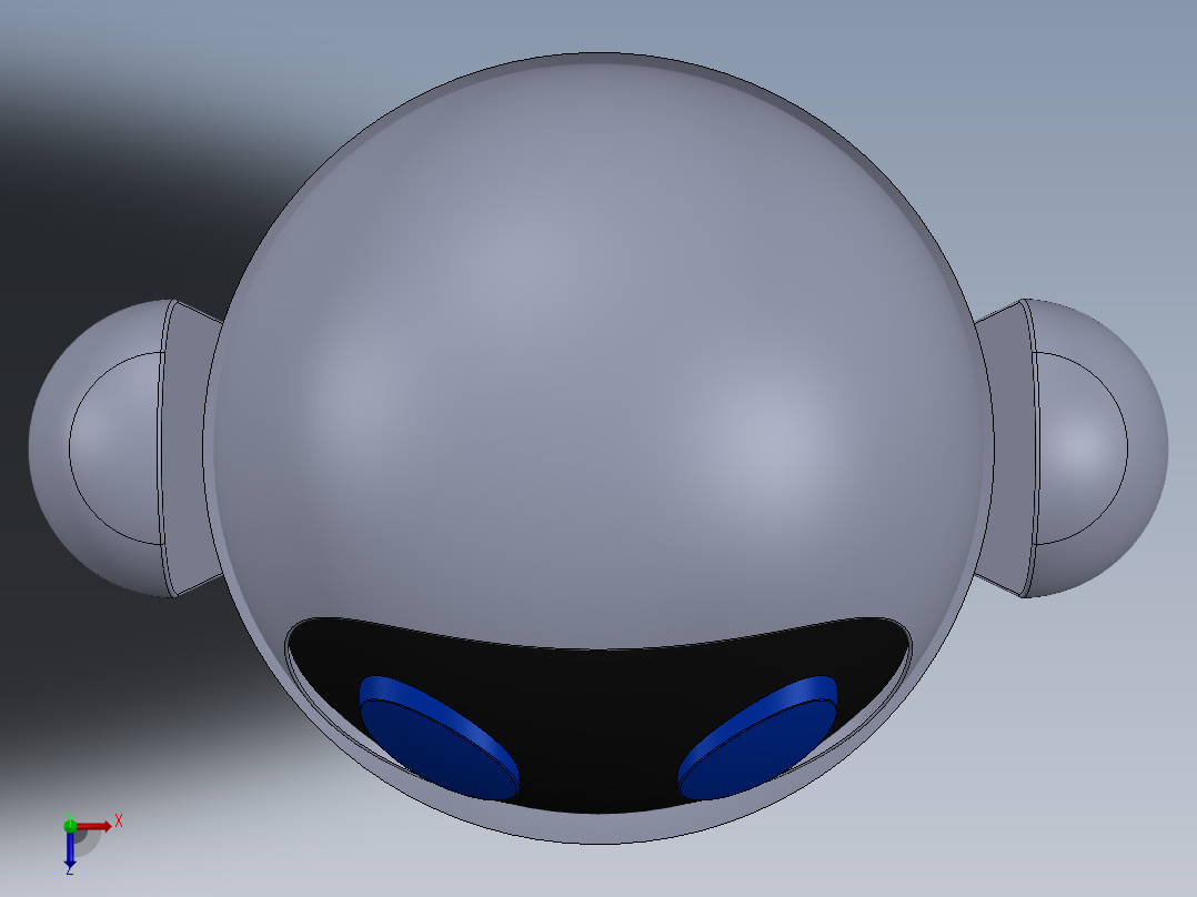 伊芙机器人俯视图