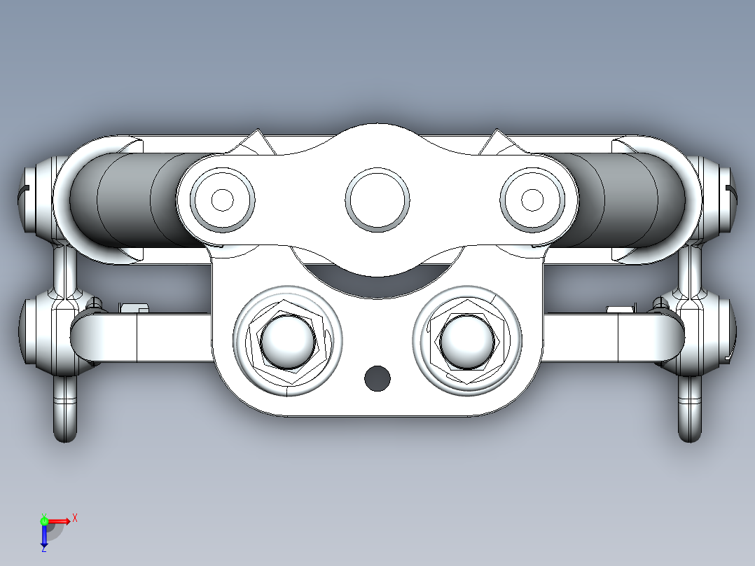前减震器俯视图