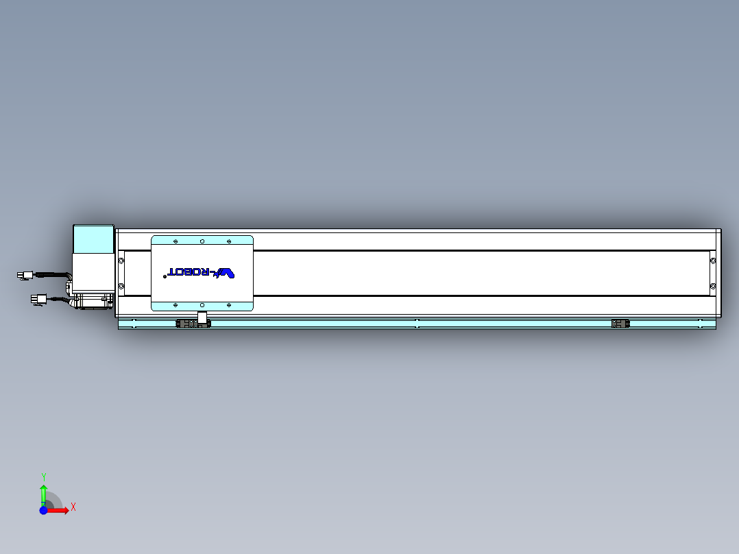 威洛博VBC同步带传动一无尘环境VBC14-L45-S650-BRD-ZP40-C3前视图