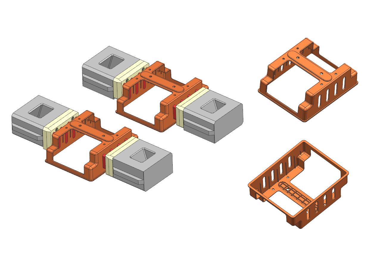 盖模（热流道和滑块型腔）