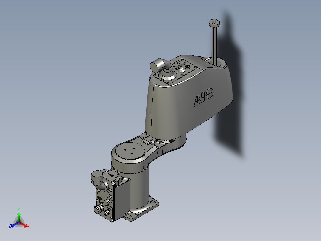 ABB全系列机器人3-3D模型 (10)正等轴测图