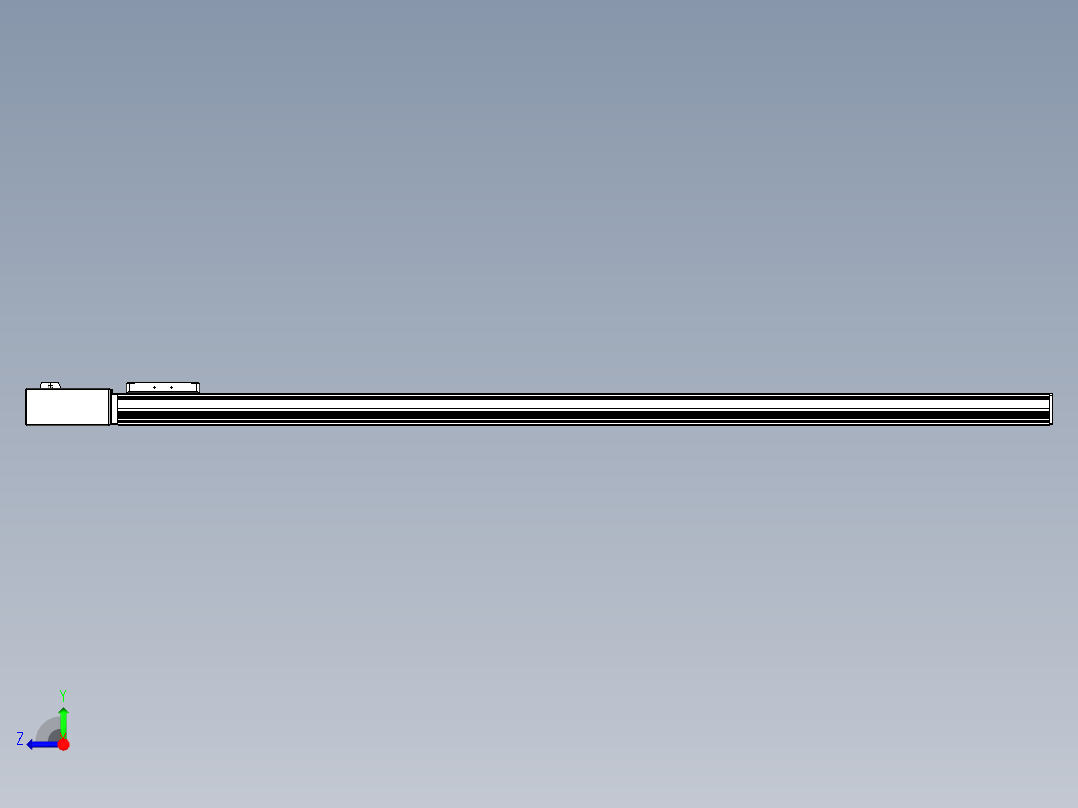 同步带全封闭直线模组TPA-HCB-105D-90-L1450-MR-C-P20-N3右视图