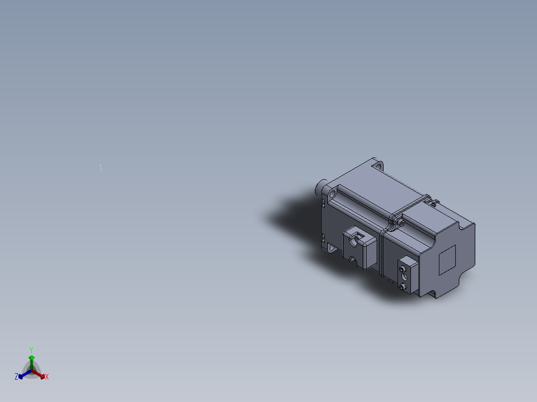 电机正等轴测图