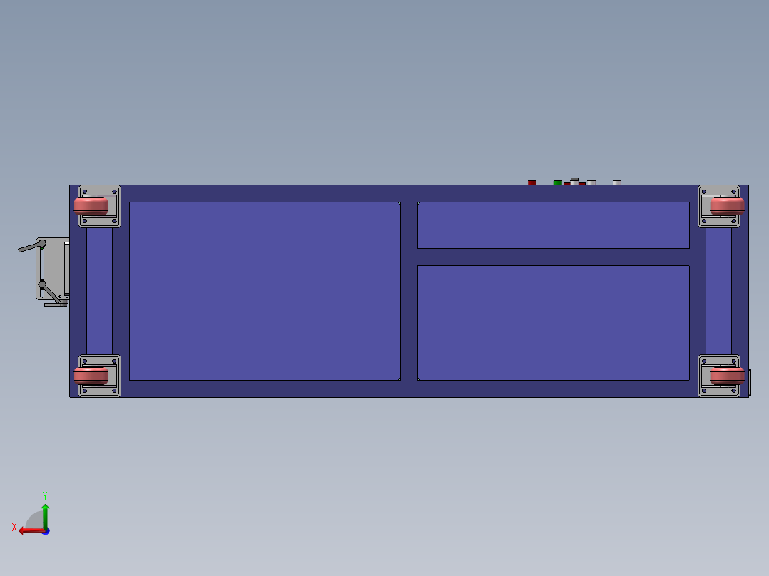 A39导槽定长裁断机sw18可编辑后视图