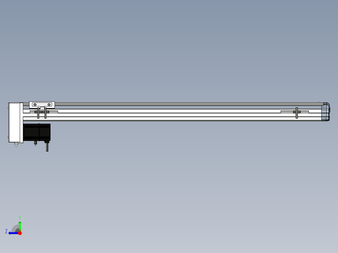 Toyo东佑达直线模组-ETH12-900-BM-200W右视图