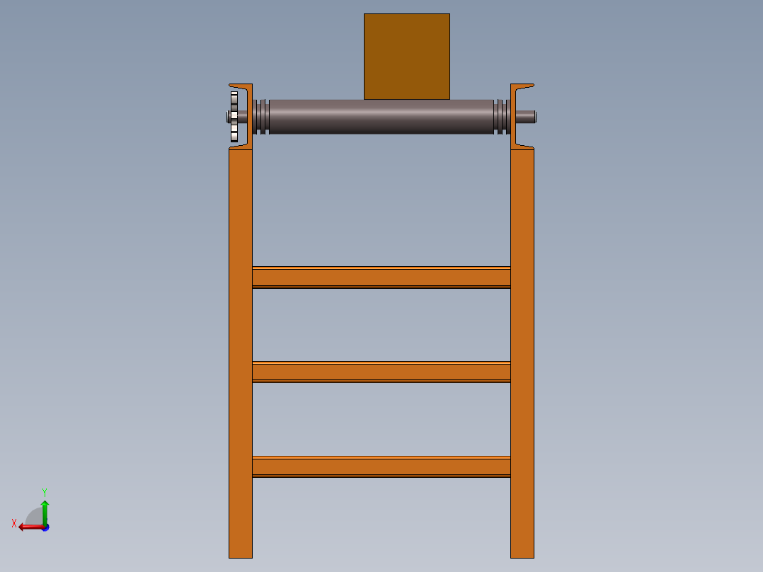 滚筒输送机 (5)后视图