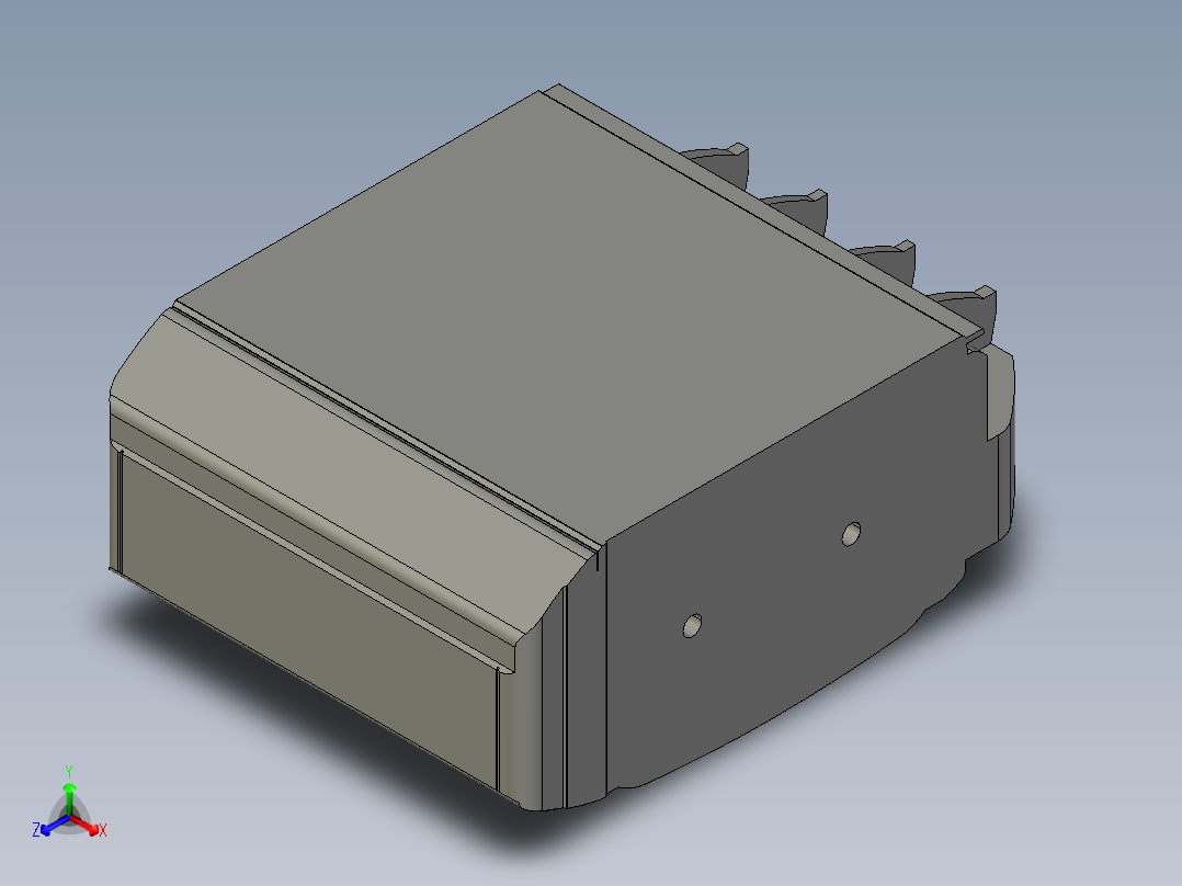 基恩士SJ-F030_kc图纸模型正等轴测图
