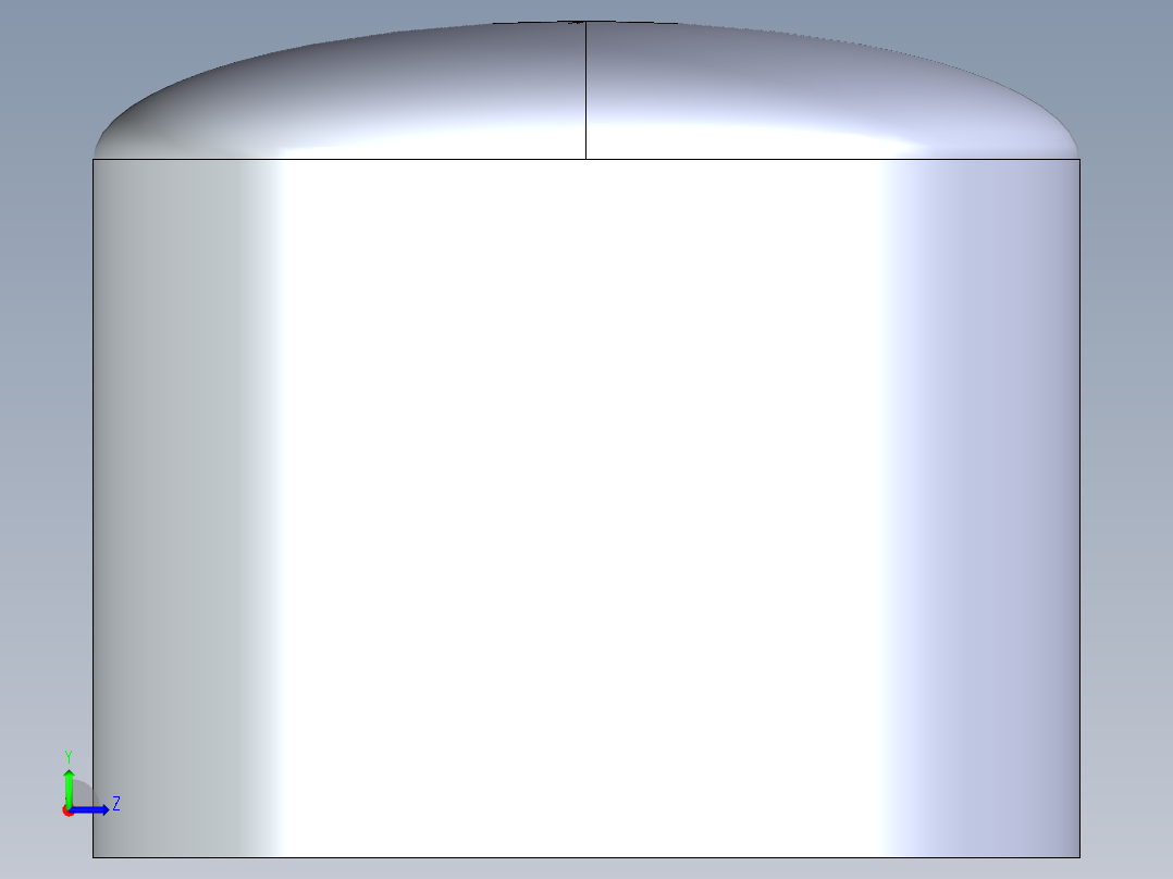 CPVC管件20-Sch80_Cap_FPT_9848-012 _1.25in左视图