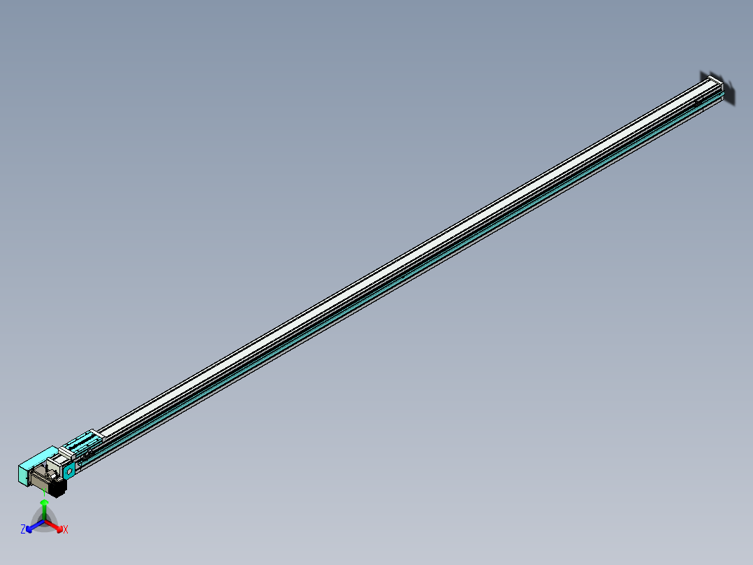 欧规系列-LB6A-L65-S2850-BR-ZP40-C3正等轴测图