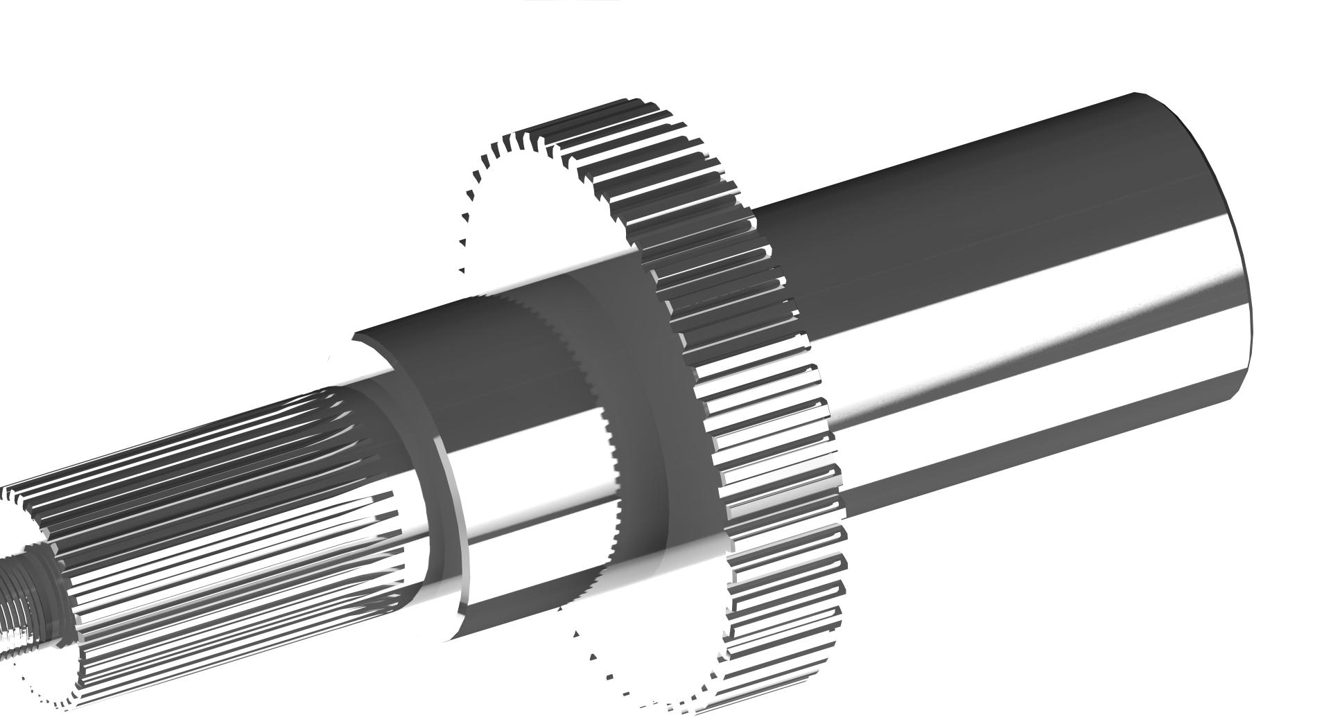 双速齿轮箱3D模型图纸 STP格式