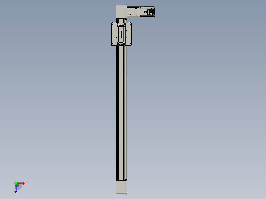 威洛博直线电机模组EB6-L140-S750-R-P40-MS3俯视图
