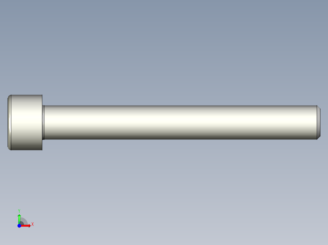 螺钉-DIN_912-M8x65.stp前视图