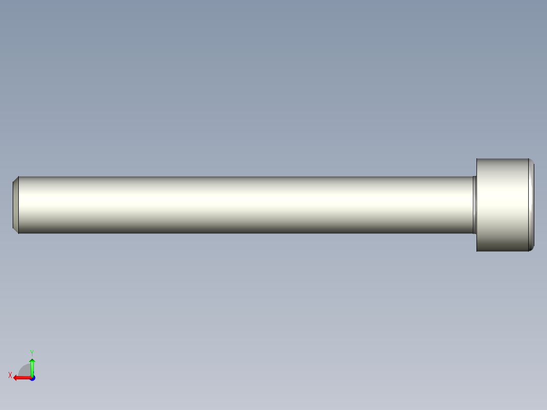 螺钉-DIN_912-M8x65.stp后视图