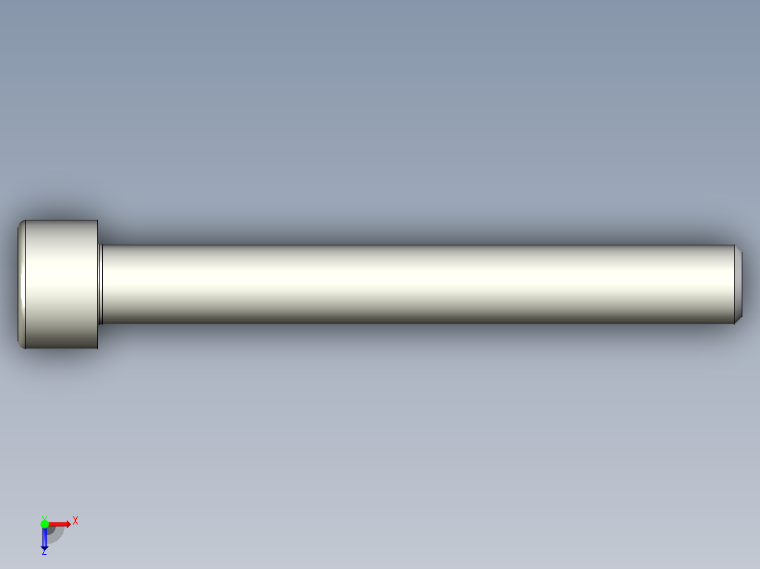 螺钉-DIN_912-M8x65.stp俯视图